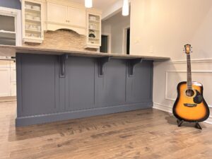 after cabinet refinishing