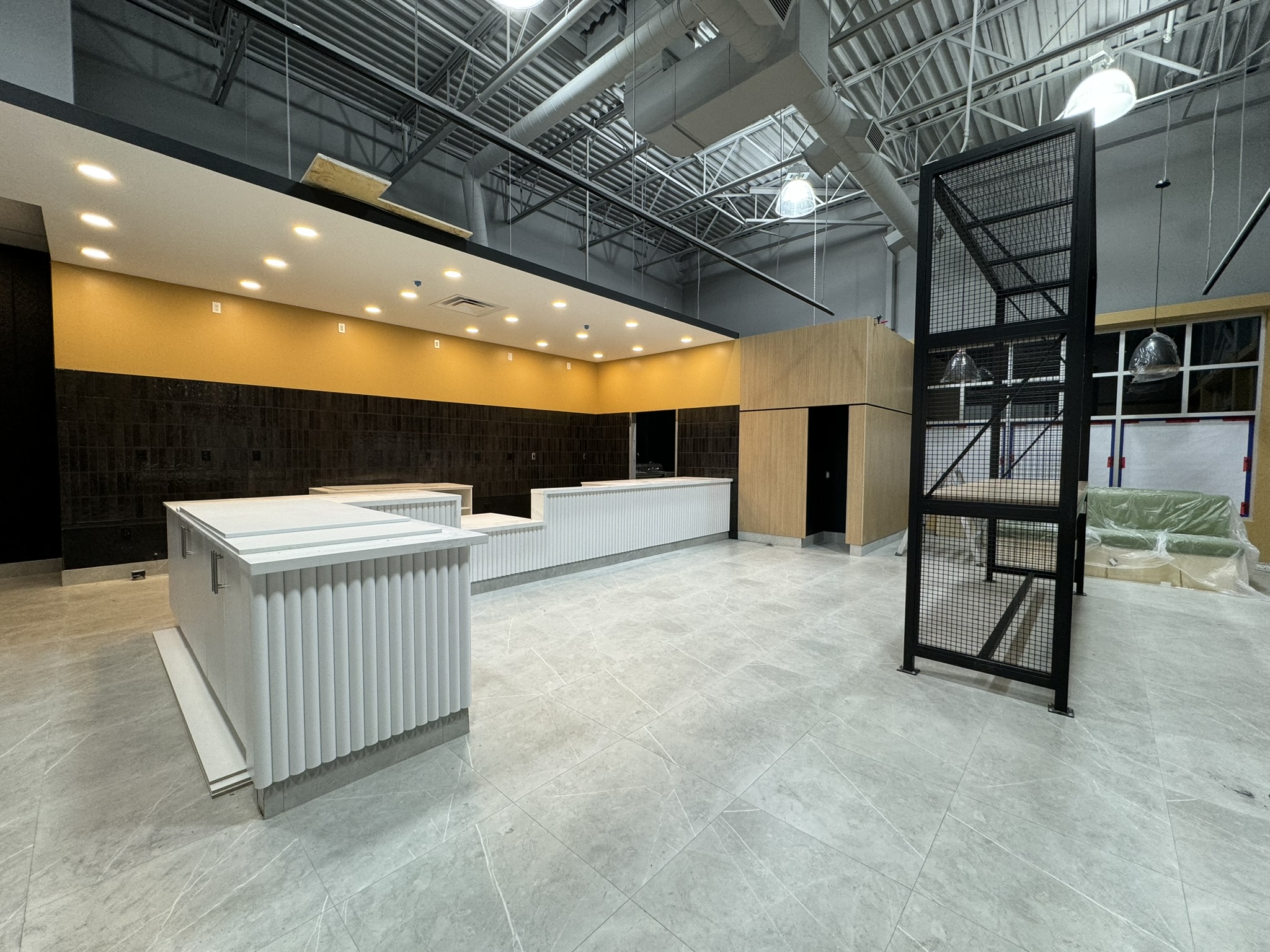 after commercial painting work